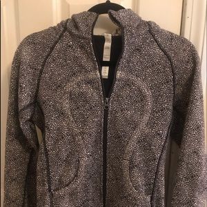 Lululemon Scuba Hoodie Floral print w/ Script hood